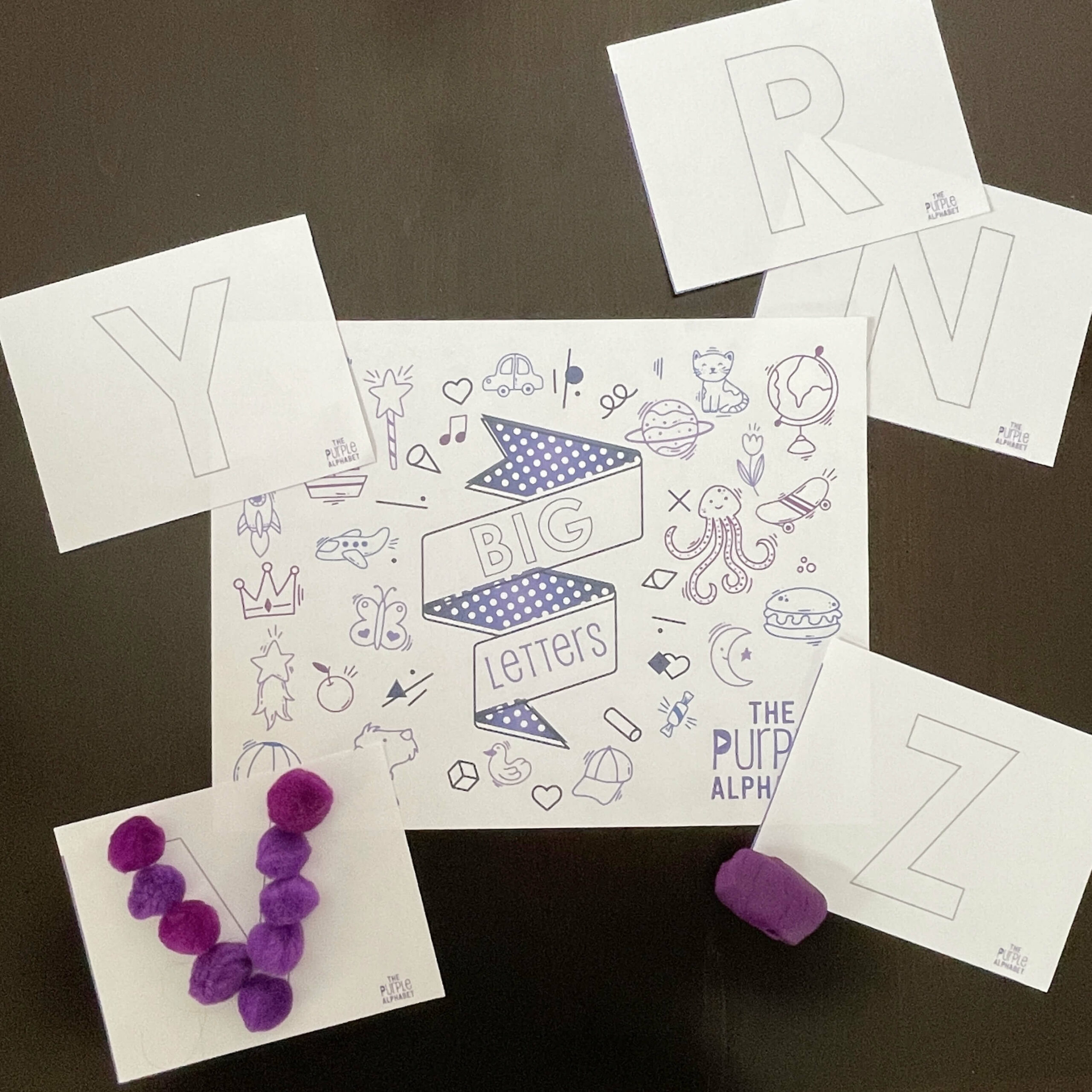 Dough Mats Big Letters Overview